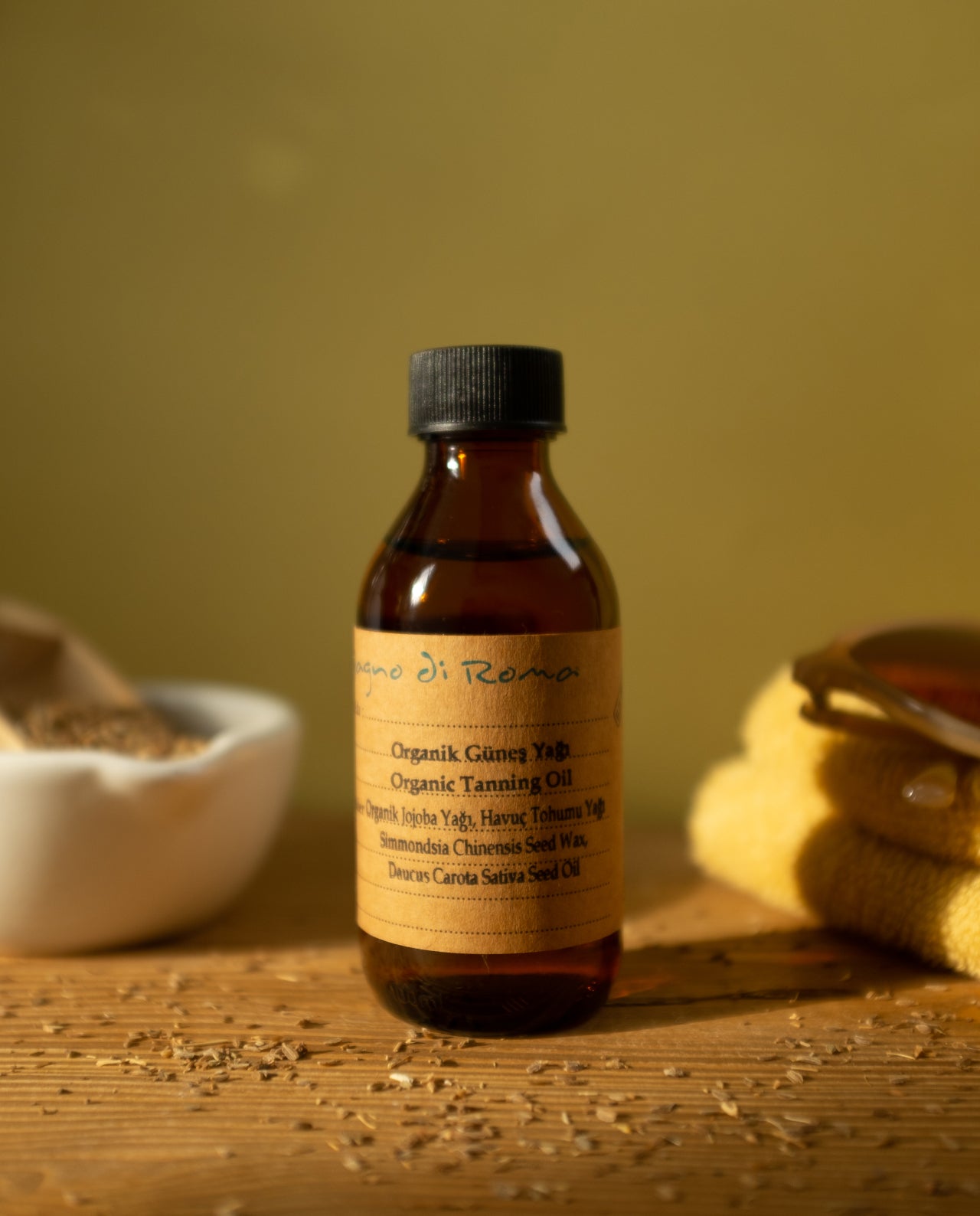 Organik Bronzlaştırıcı Güneş Yağı - Bagno di Roma