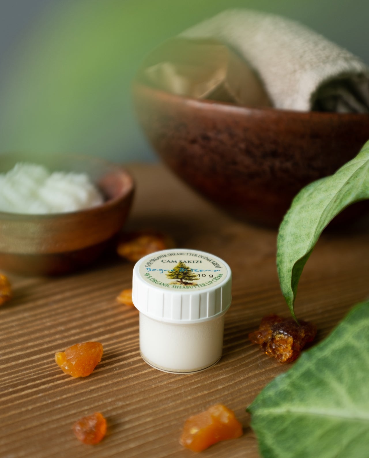 Organik Dudak Kremi - Çam Sakızı - Bagno di Roma