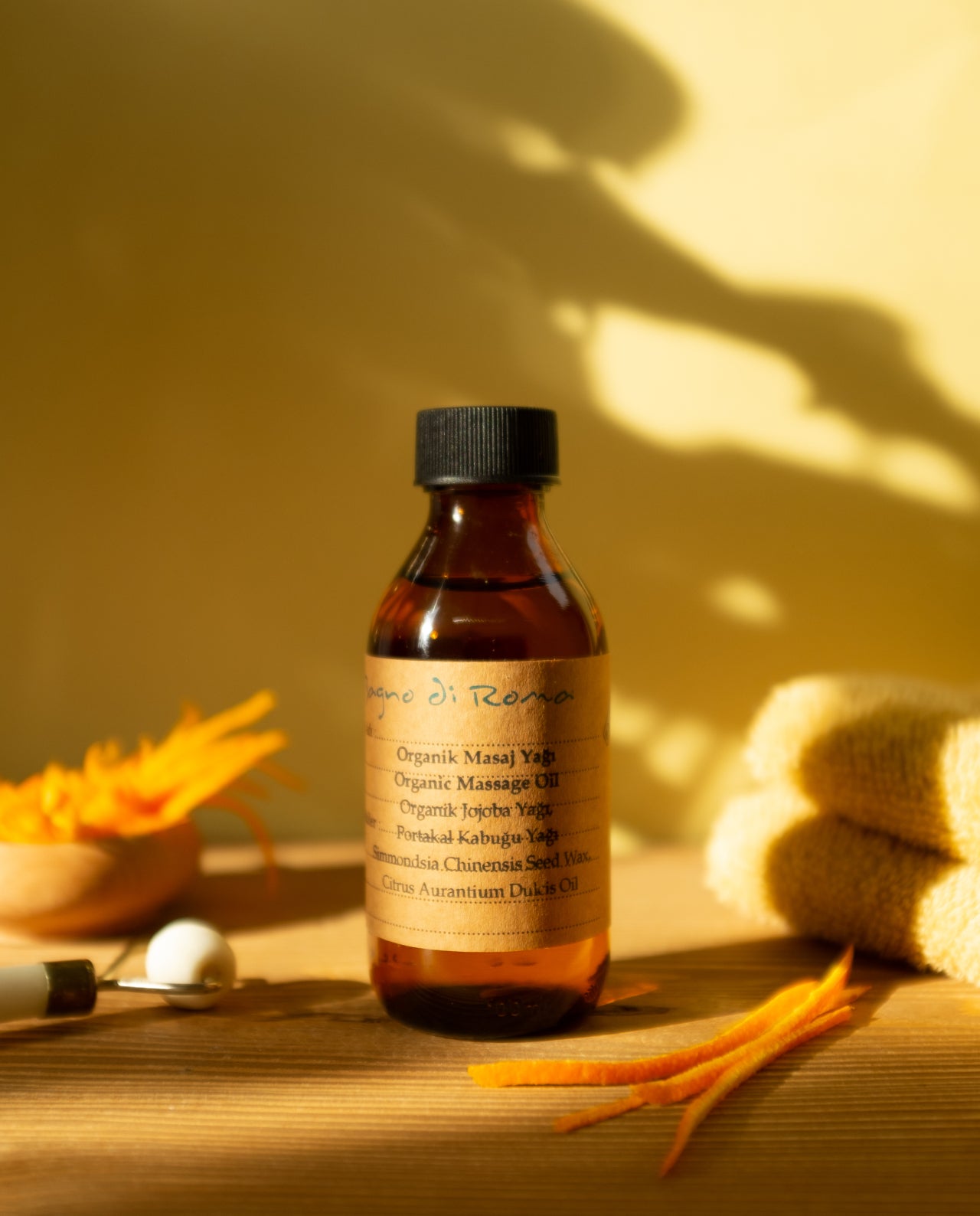 Organik Selülit Masaj Yağı - Jojoba & Portakal - Bagno di Roma