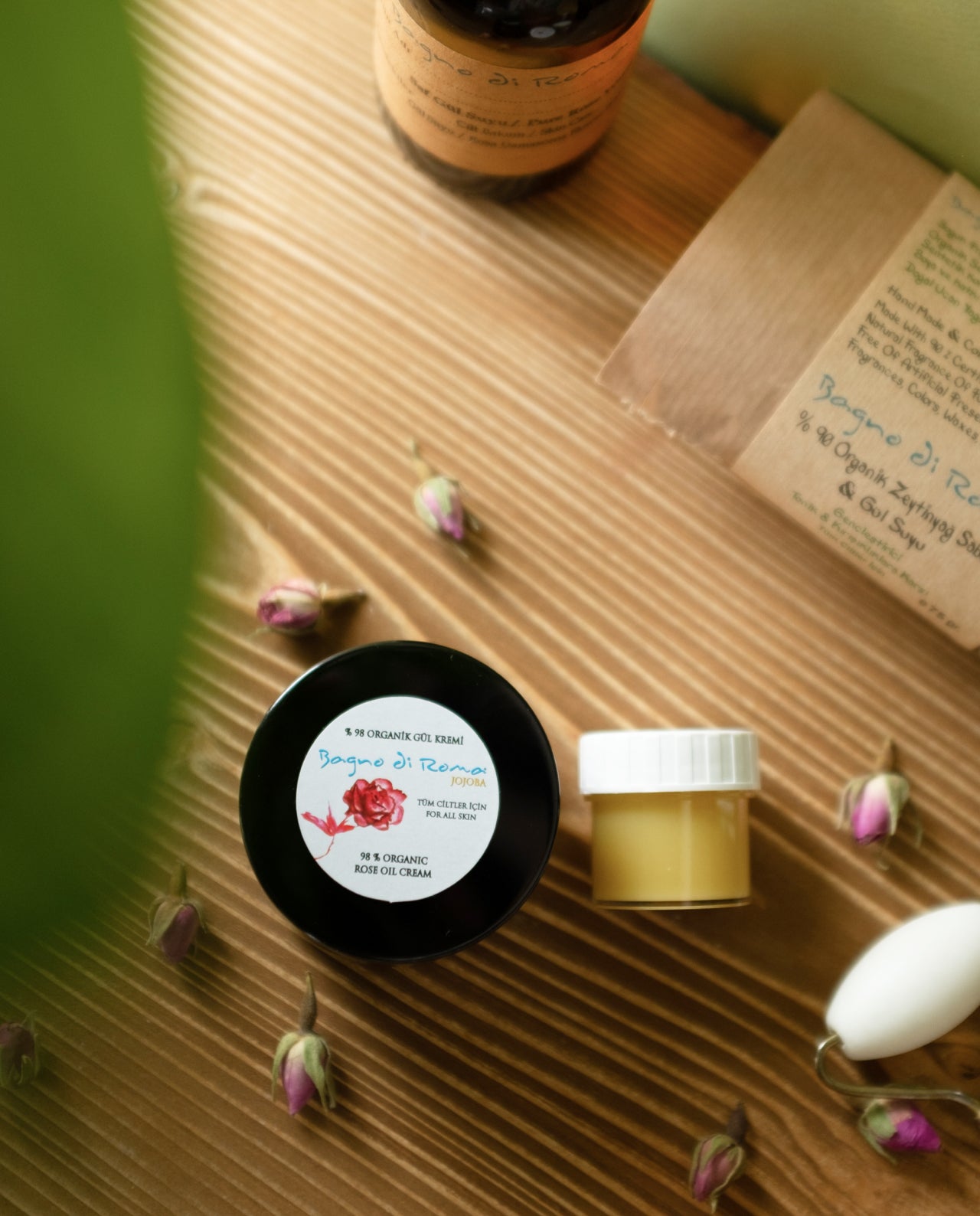 Organik Gül Kremi - Jojoba (Karma Ciltler)